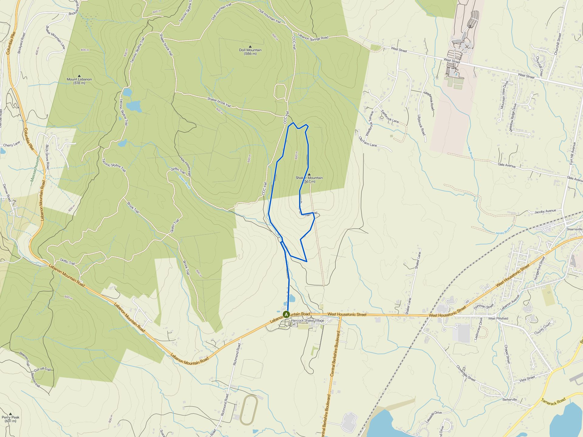 Easy hikes and walks in Bates Memorial State Park | Komoot